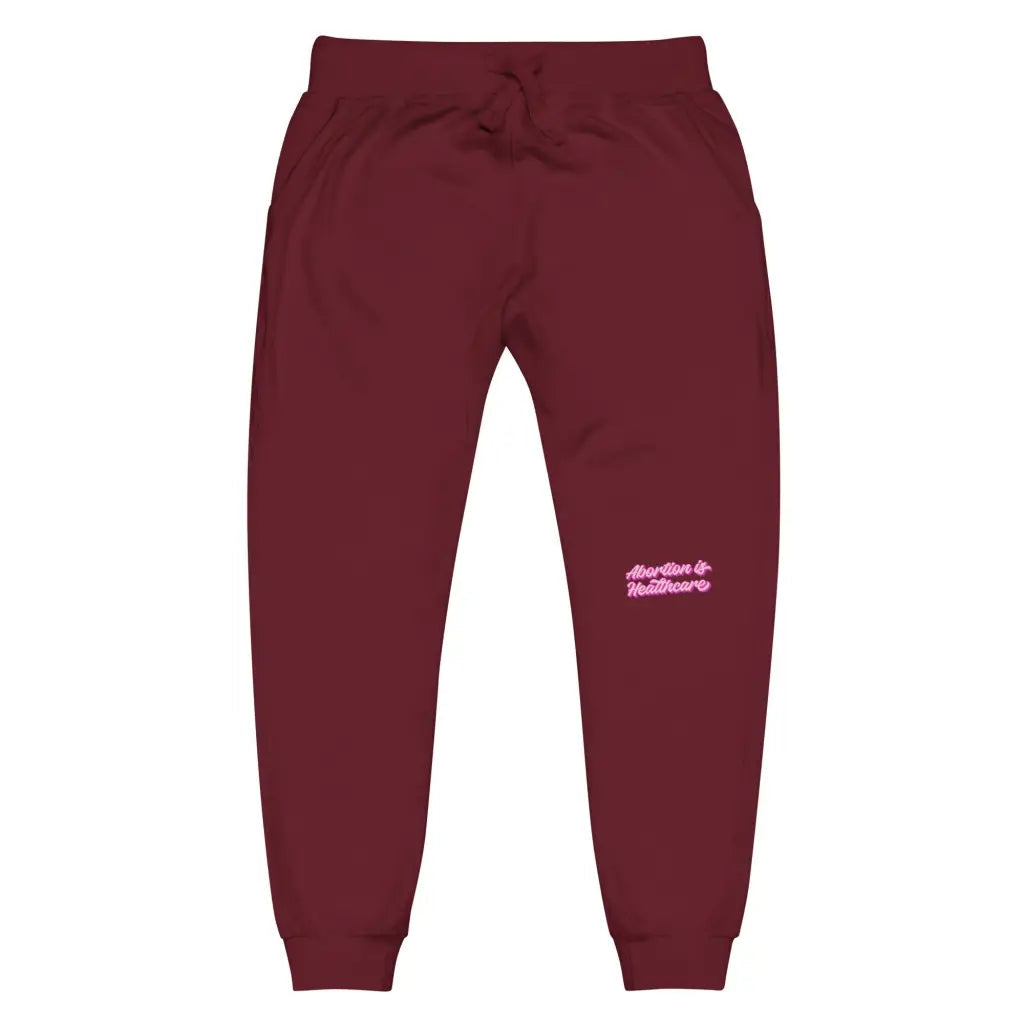 Abortion Is Healthcare Unisex Fleece Sweatpants - Democratic