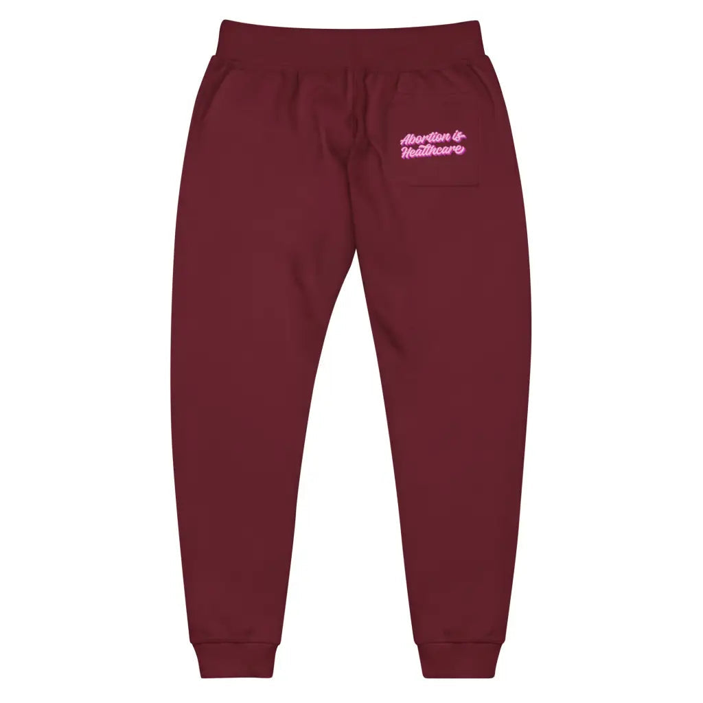 Abortion Is Healthcare Unisex Fleece Sweatpants - Democratic