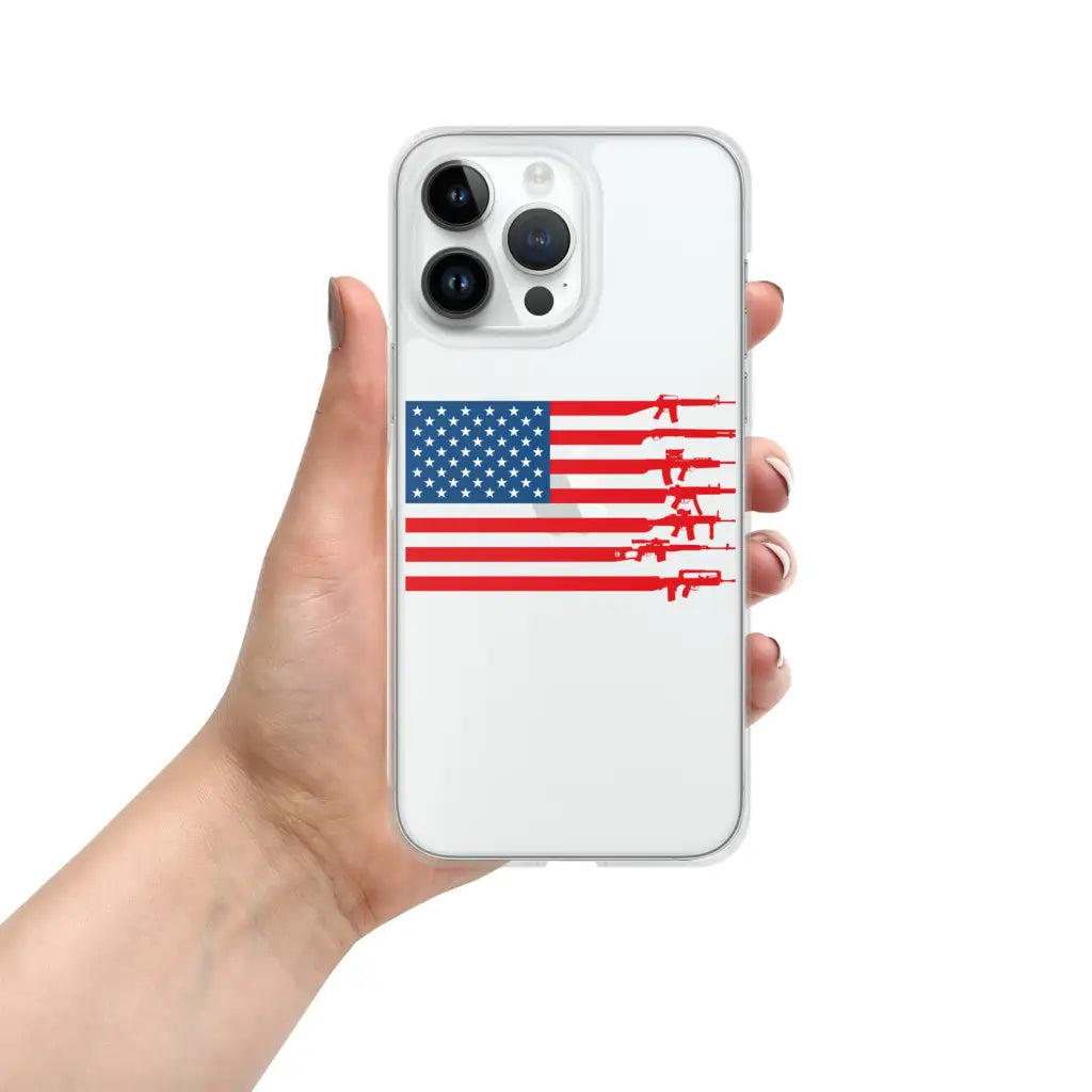 American Rifle Flag Iphone Case - Iphone 14 Pro Max -