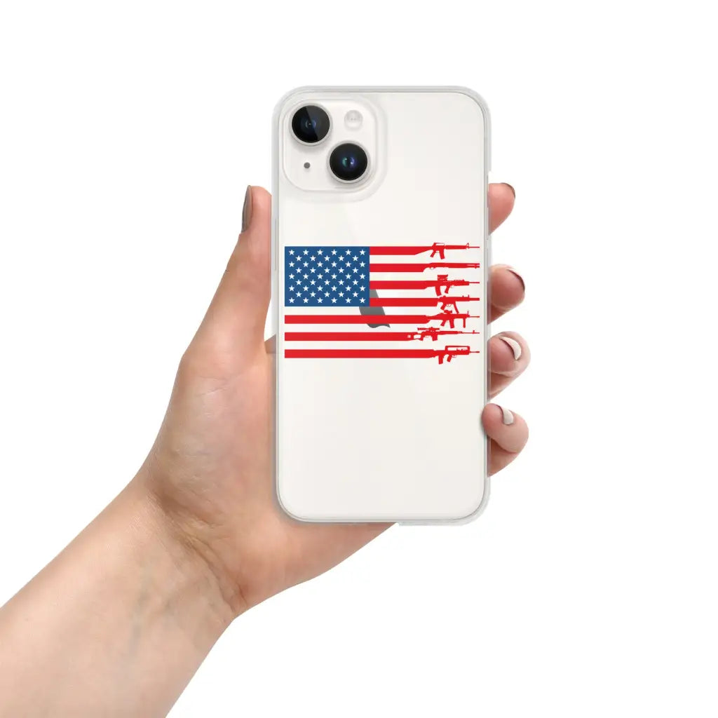 American Rifle Flag Iphone Case - Iphone 14 - Republican