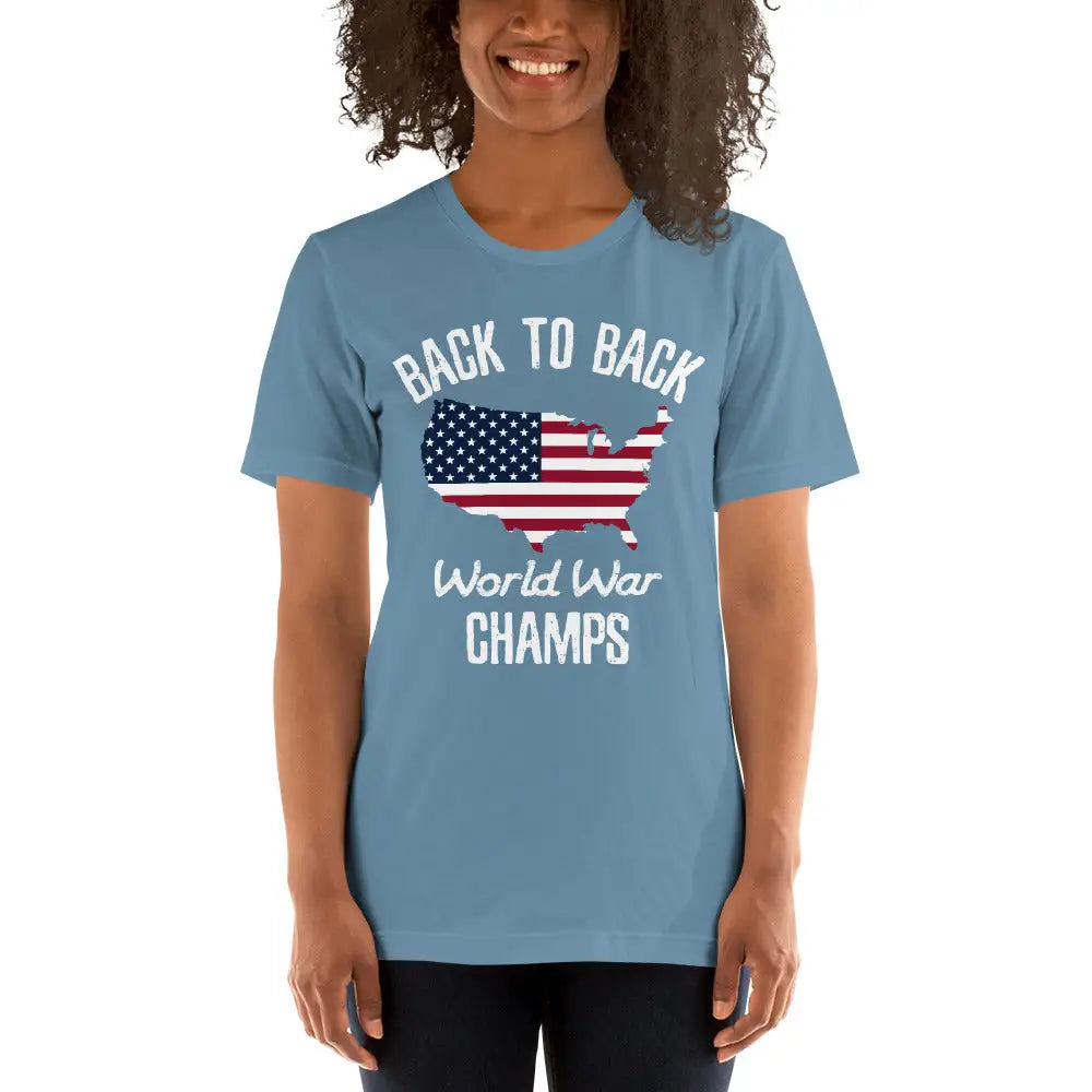 Back To Back World War Champs Unisex T-shirt - Republican