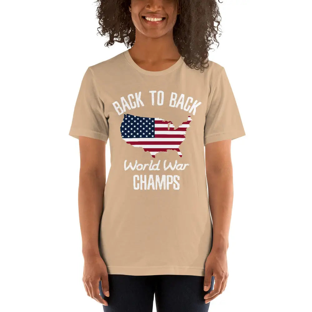 Back To Back World War Champs Unisex T-shirt - Republican