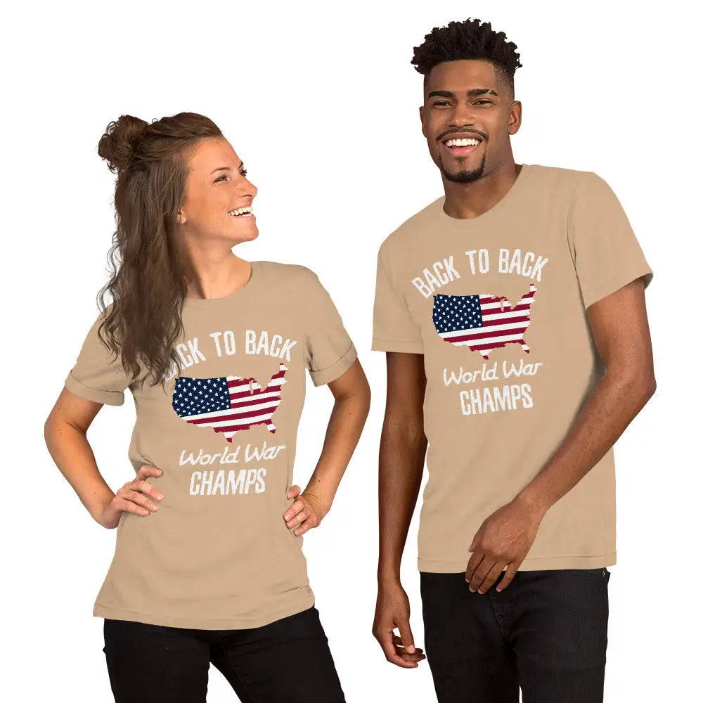 Back To Back World War Champs Unisex T-shirt - Republican