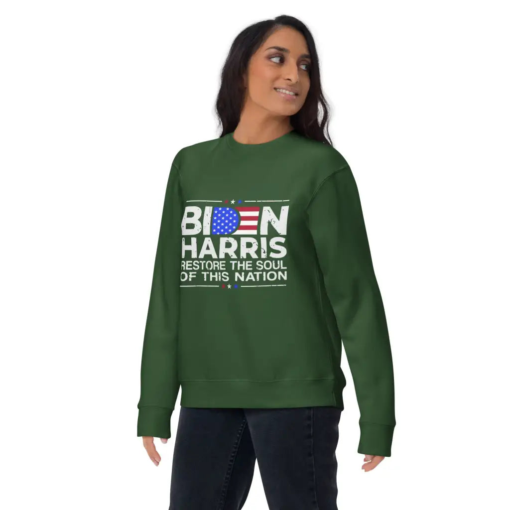 Biden Harris Unisex Premium Sweatshirt - Democratic