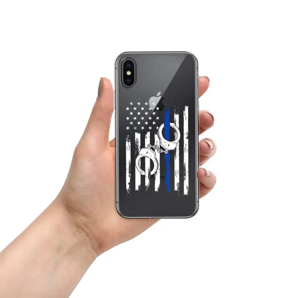 Blue Usa Flag Police Lives Matter Iphone Case - Iphone X/xs
