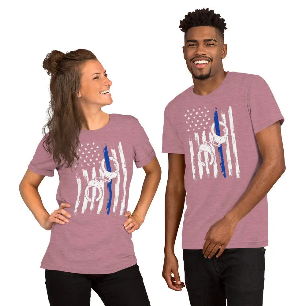 Blue Usa Flag Police Lives Matter Unisex T-shirt -