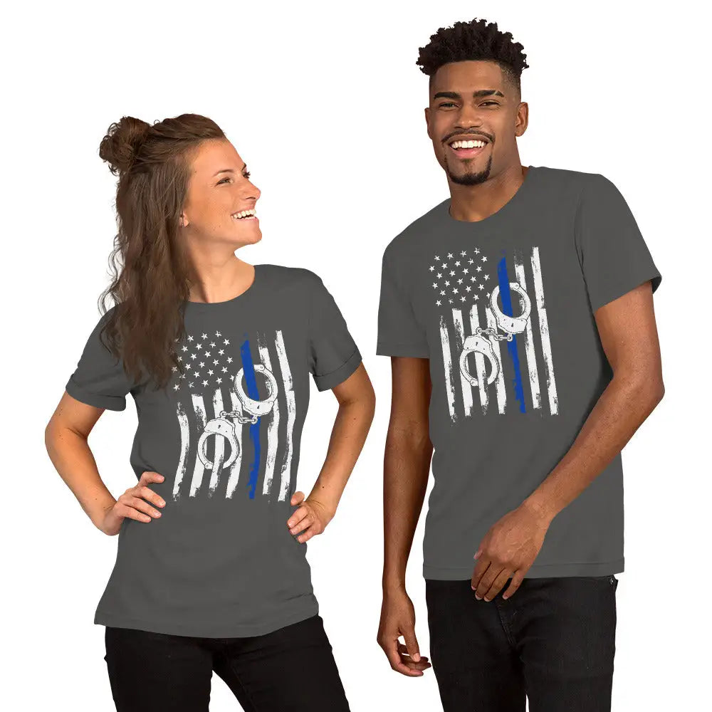 Blue Usa Flag Police Lives Matter Unisex T-shirt -