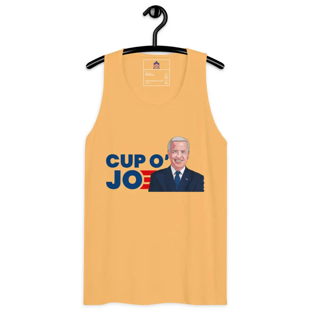 Cup Of Joe Men’s Premium Tank Top - Squash / s - Democratic