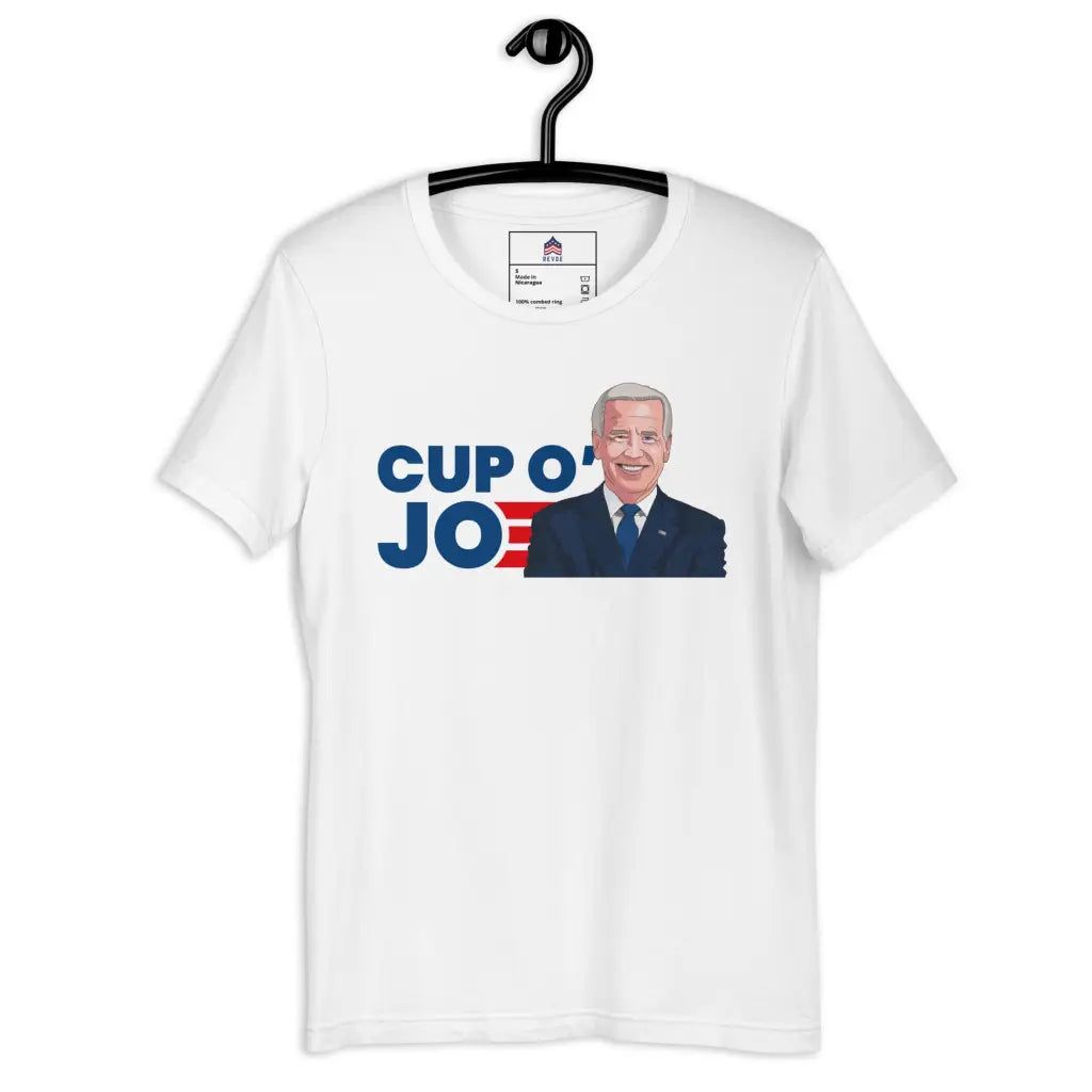 Cup Of Joe Unisex T-shirt - White / s - Democratic