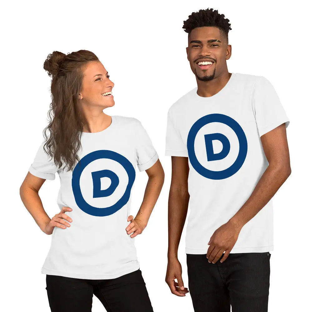 D Logo Unisex T-shirt - Democratic