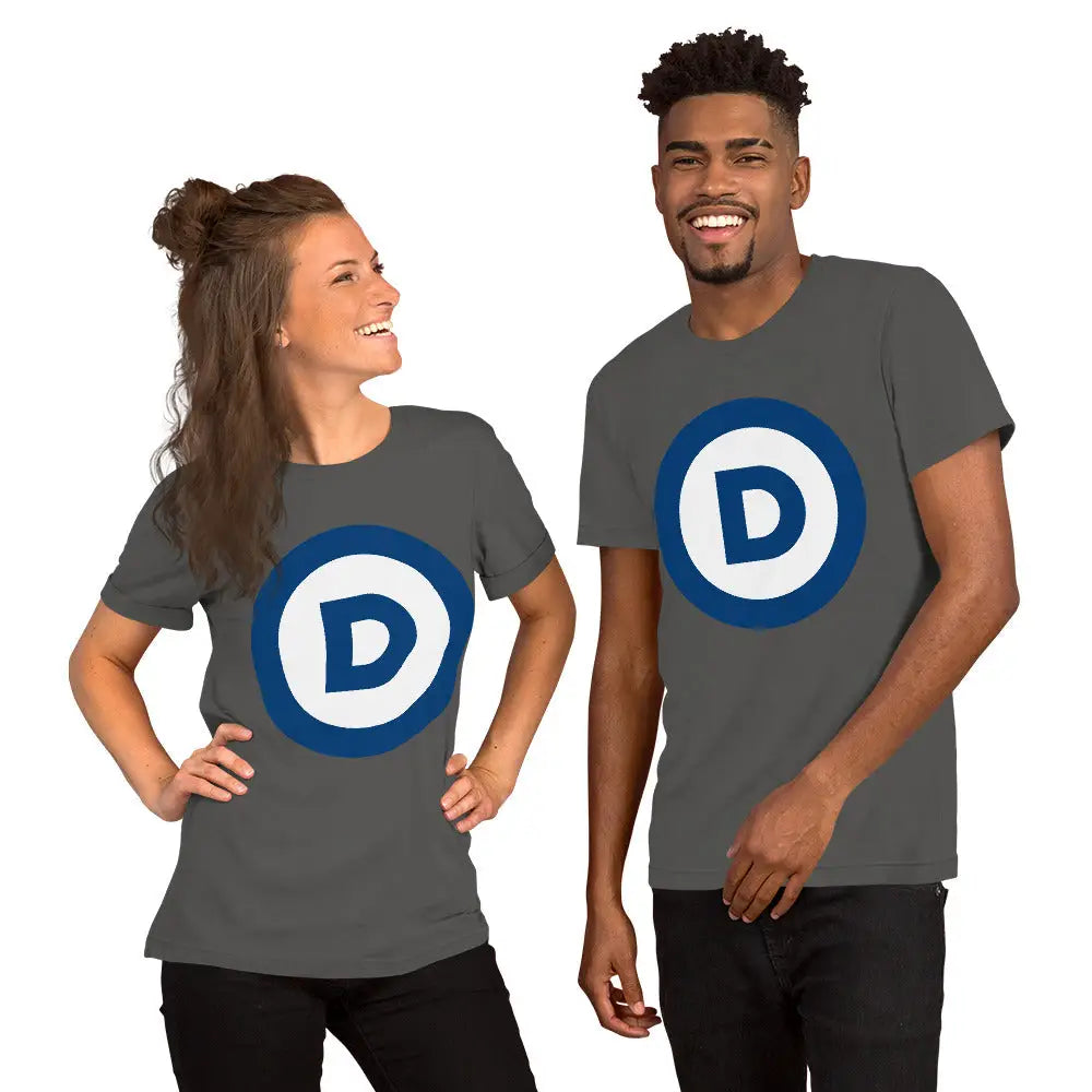 D Logo Unisex T-shirt - Democratic