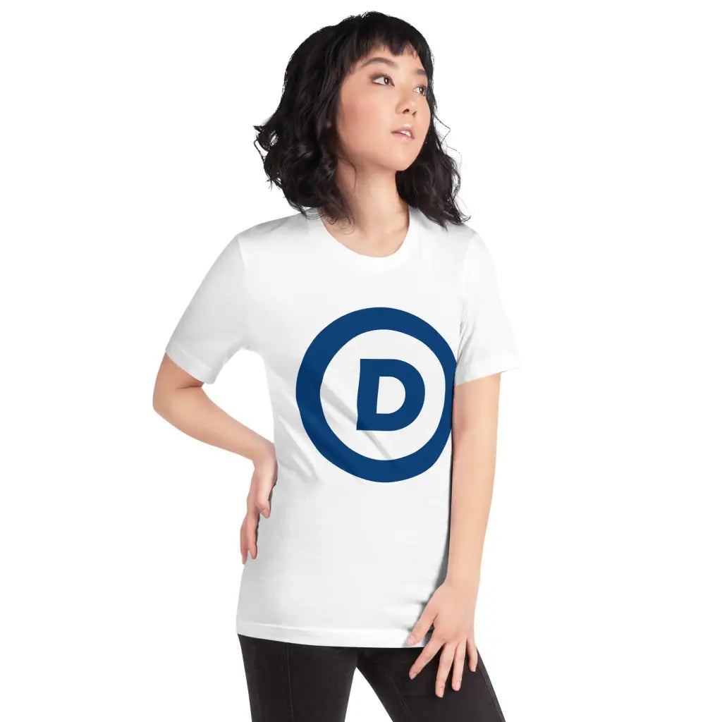 D Logo Unisex T-shirt - Democratic