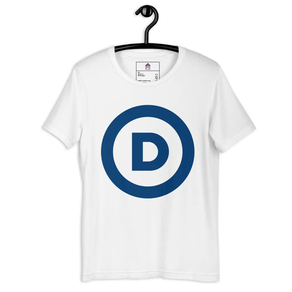 D Logo Unisex T-shirt - White / Xs - Democratic