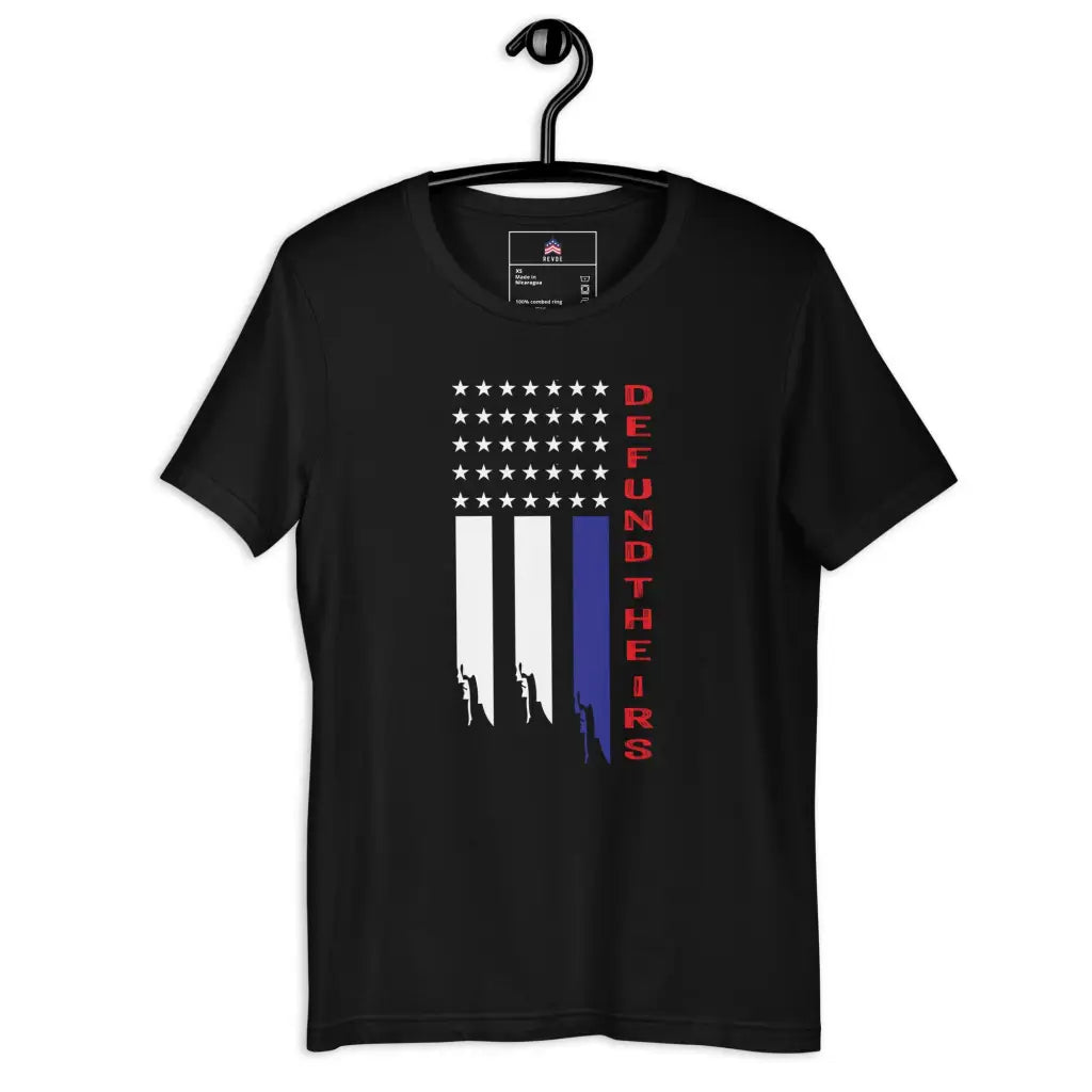 Defund The Irs Unisex T-shirt - Black / Xs - Republican