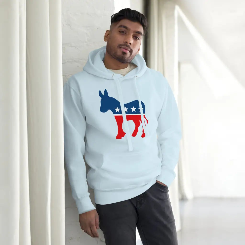 Democrat Donkey Unisex Hoodie - Democratic