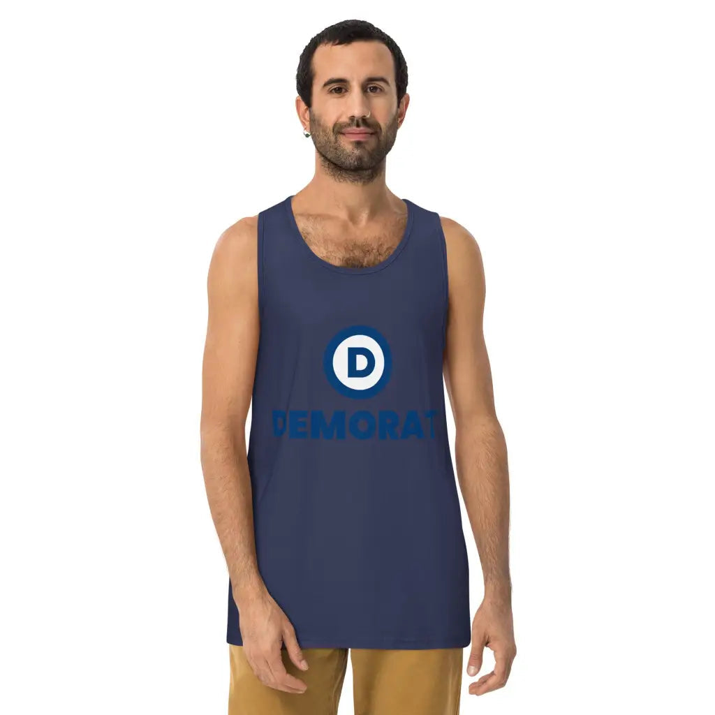 Democrat Men’s Premium Tank Top - Democratic