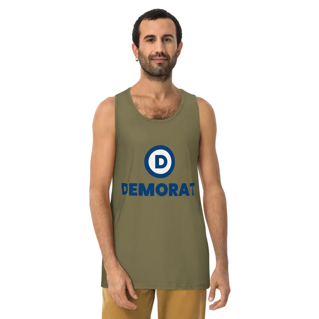 Democrat Men’s Premium Tank Top - Democratic