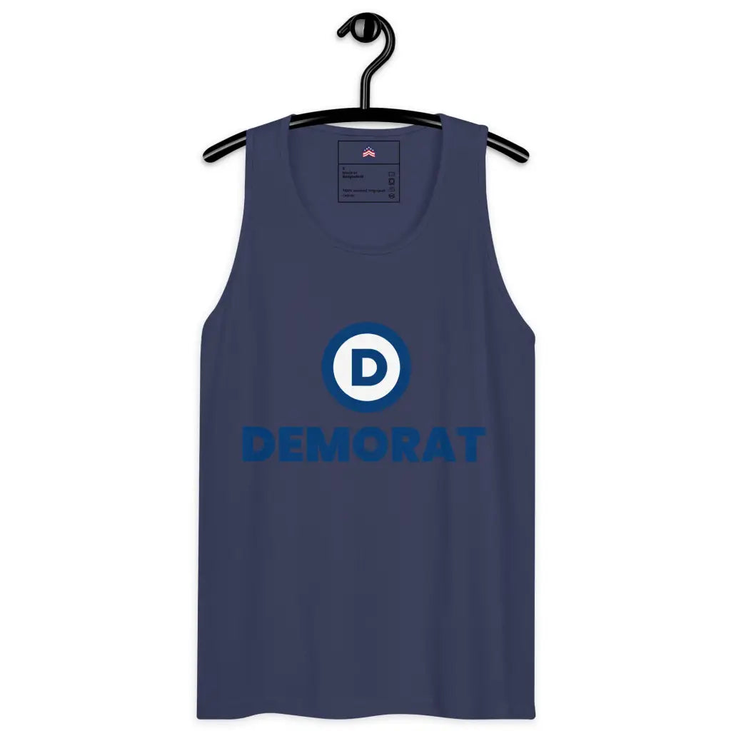 Democrat Men’s Premium Tank Top - Harbor Blue / s -