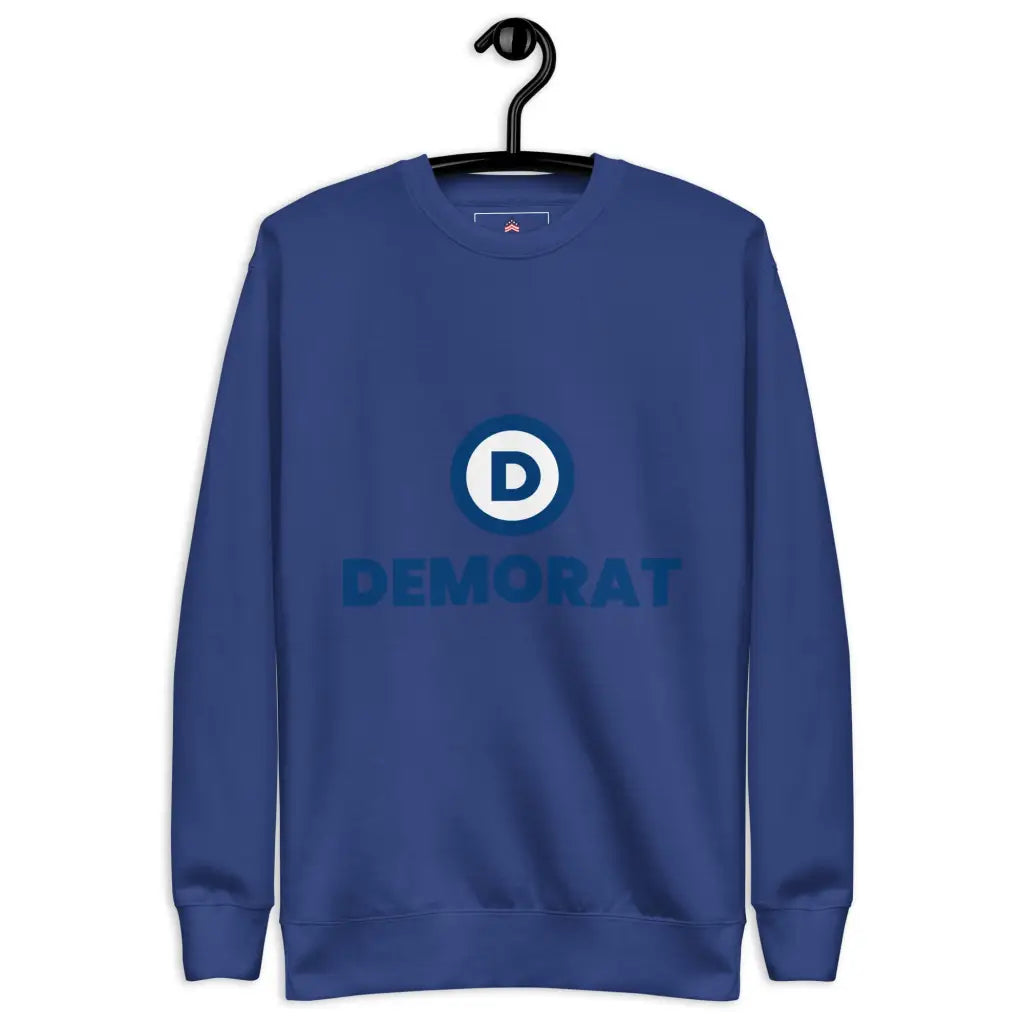 Democrat Unisex Premium Sweatshirt - Team Royal / s -