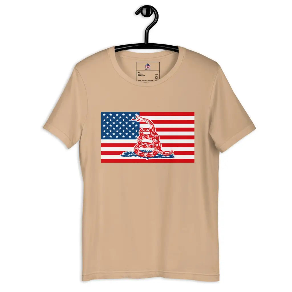 Don’t Tread On Me Unisex T-shirt - Tan / Xs - Republican