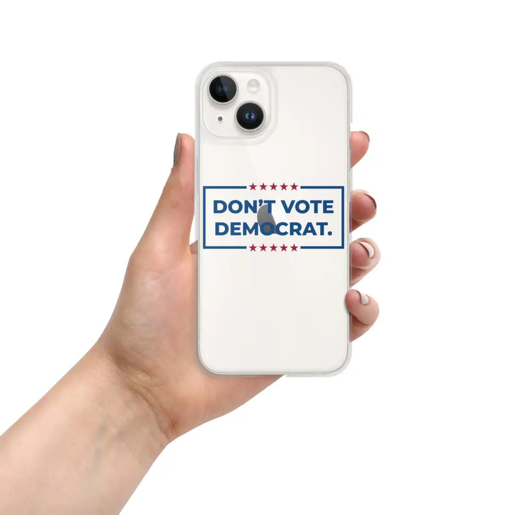 Don’t Vote Democrat Iphone Case - Iphone 14 - Republican