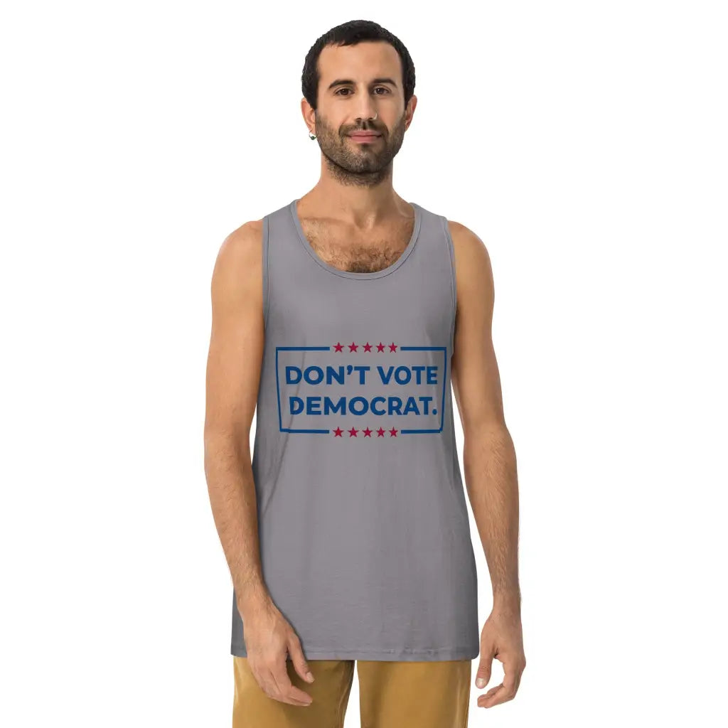 Don’t Vote Democrat Men’s Premium Tank Top - Republican