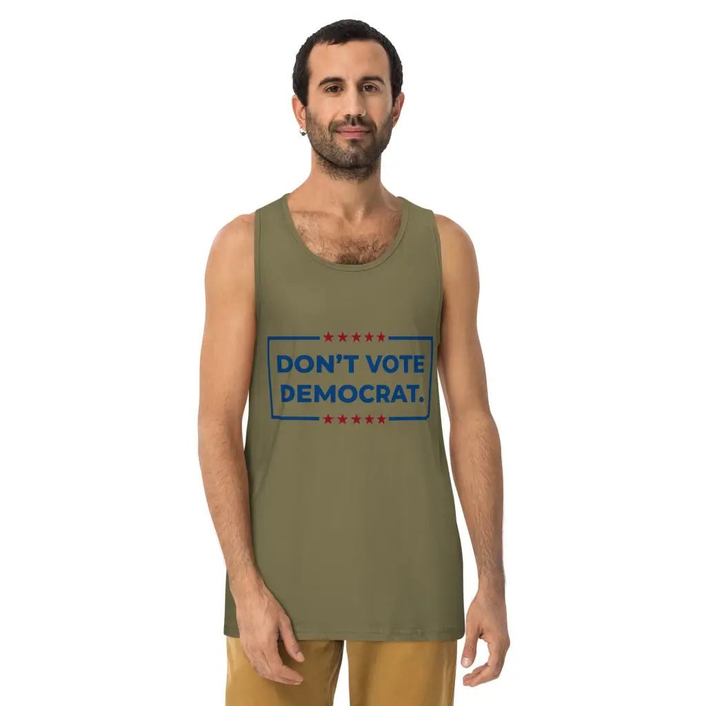 Don’t Vote Democrat Men’s Premium Tank Top - Republican