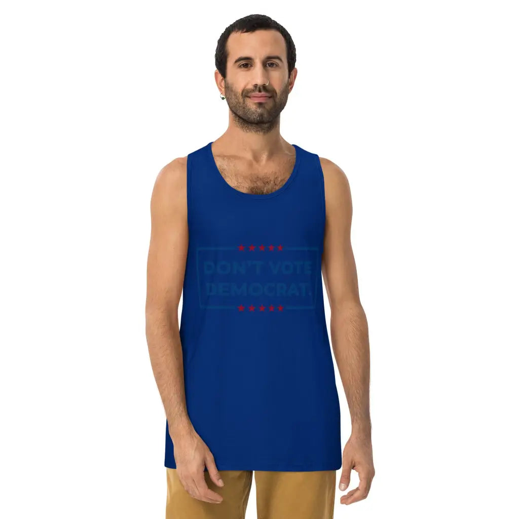 Don’t Vote Democrat Men’s Premium Tank Top - Republican