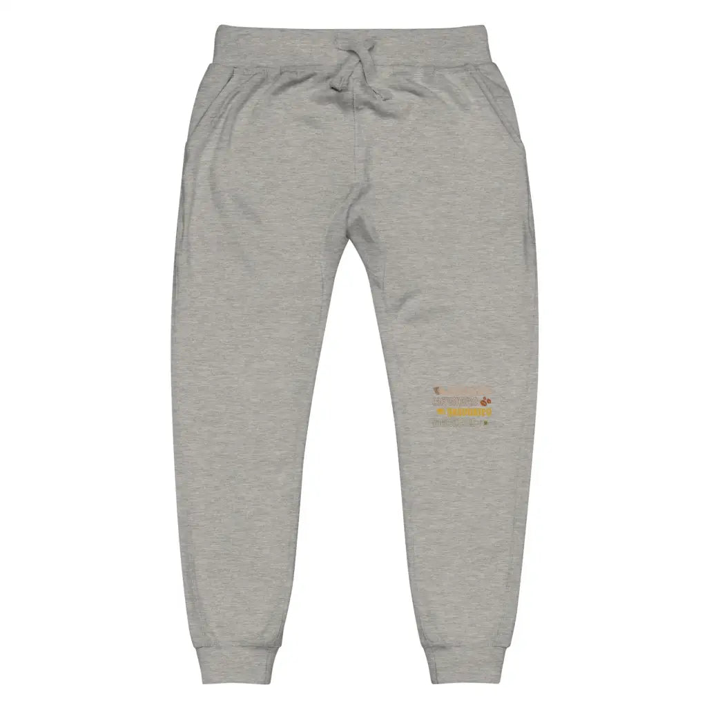 Educated Vaccinated 2 Unisex Fleece Sweatpants - Carbon Grey