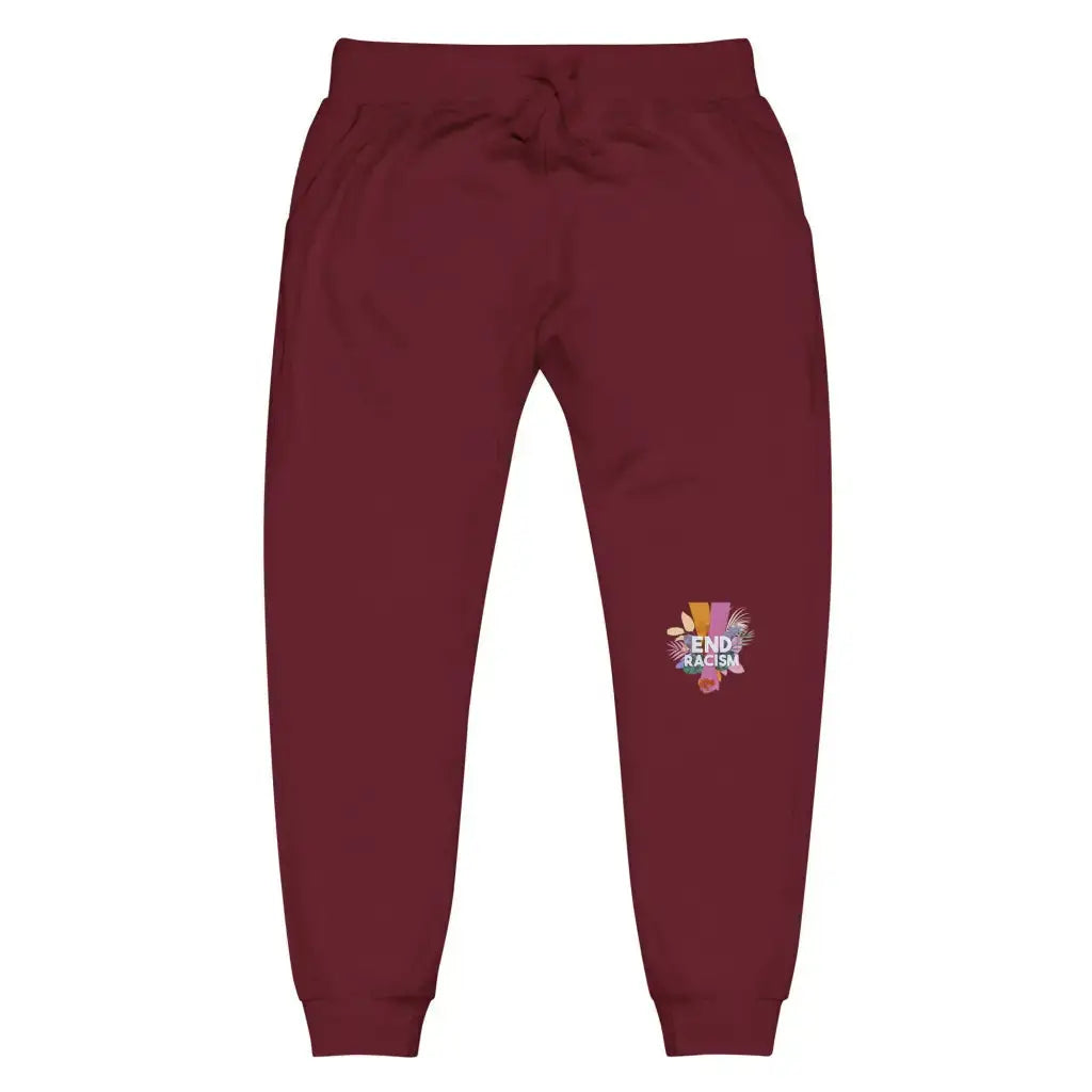 End Racism Unisex Fleece Sweatpants - Democratic