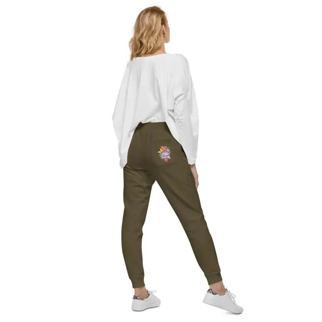 End Racism Unisex Fleece Sweatpants - Democratic