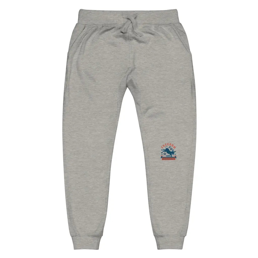 Freedom And Democracy Unisex Fleece Sweatpants - Democratic