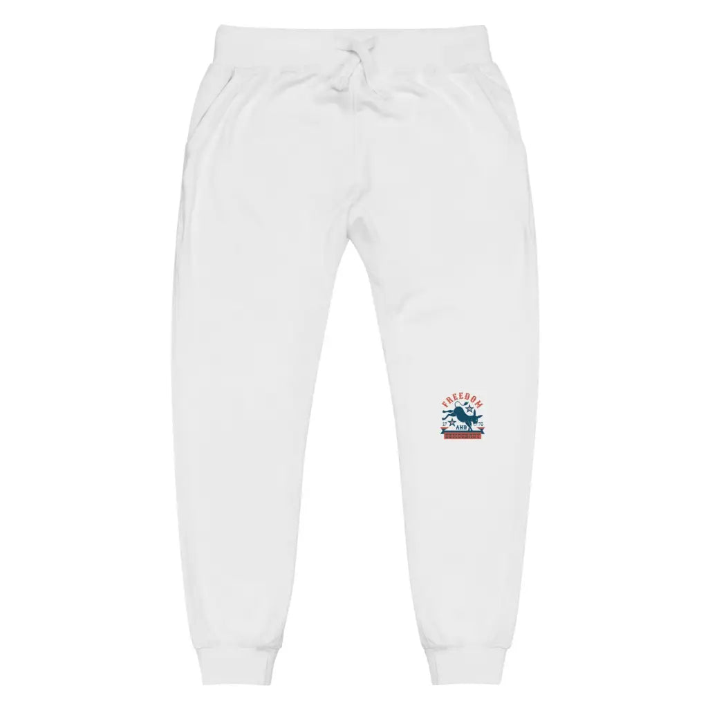 Freedom And Democracy Unisex Fleece Sweatpants - Democratic