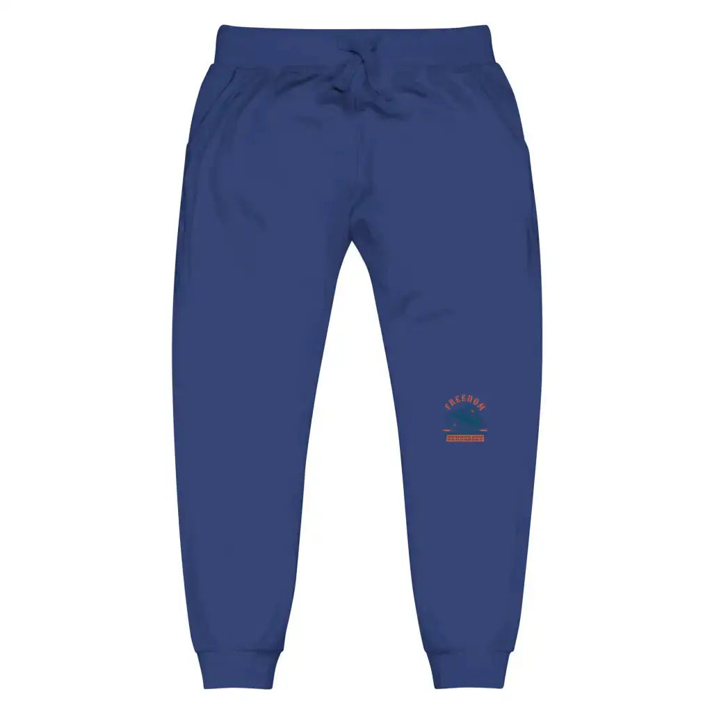 Freedom And Democracy Unisex Fleece Sweatpants - Team Royal