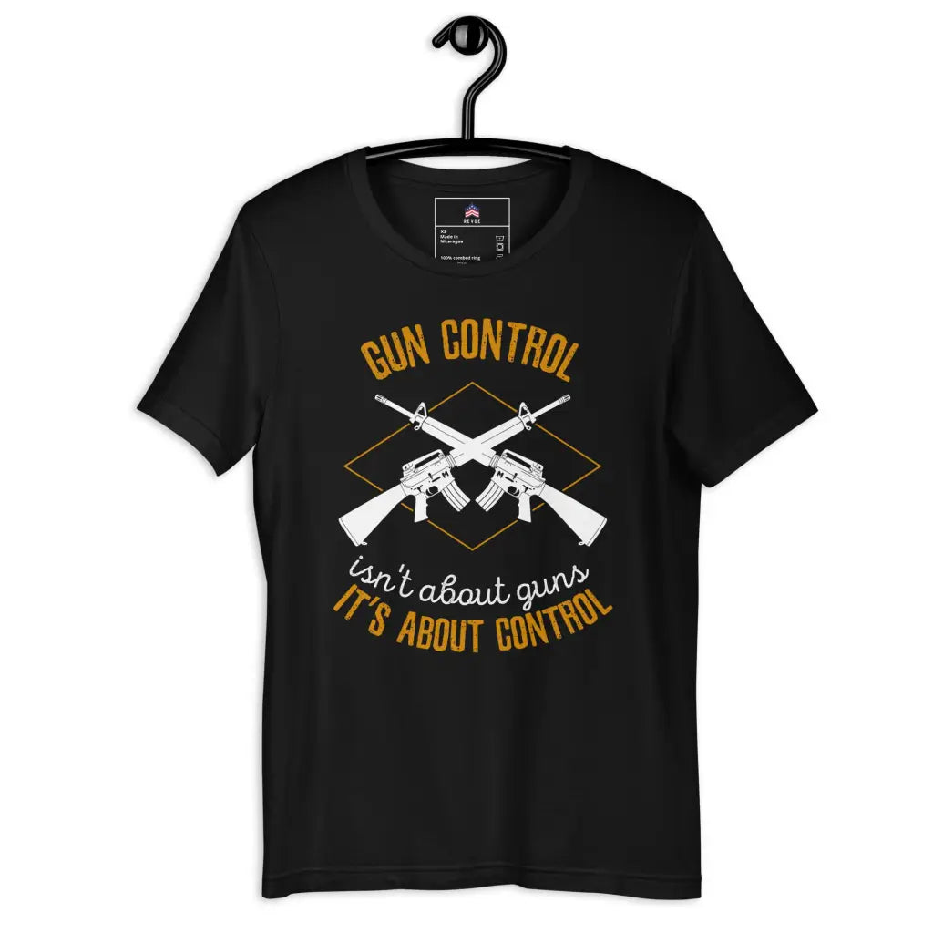 Gun Control Unisex T-shirt - Black / Xs - Republican