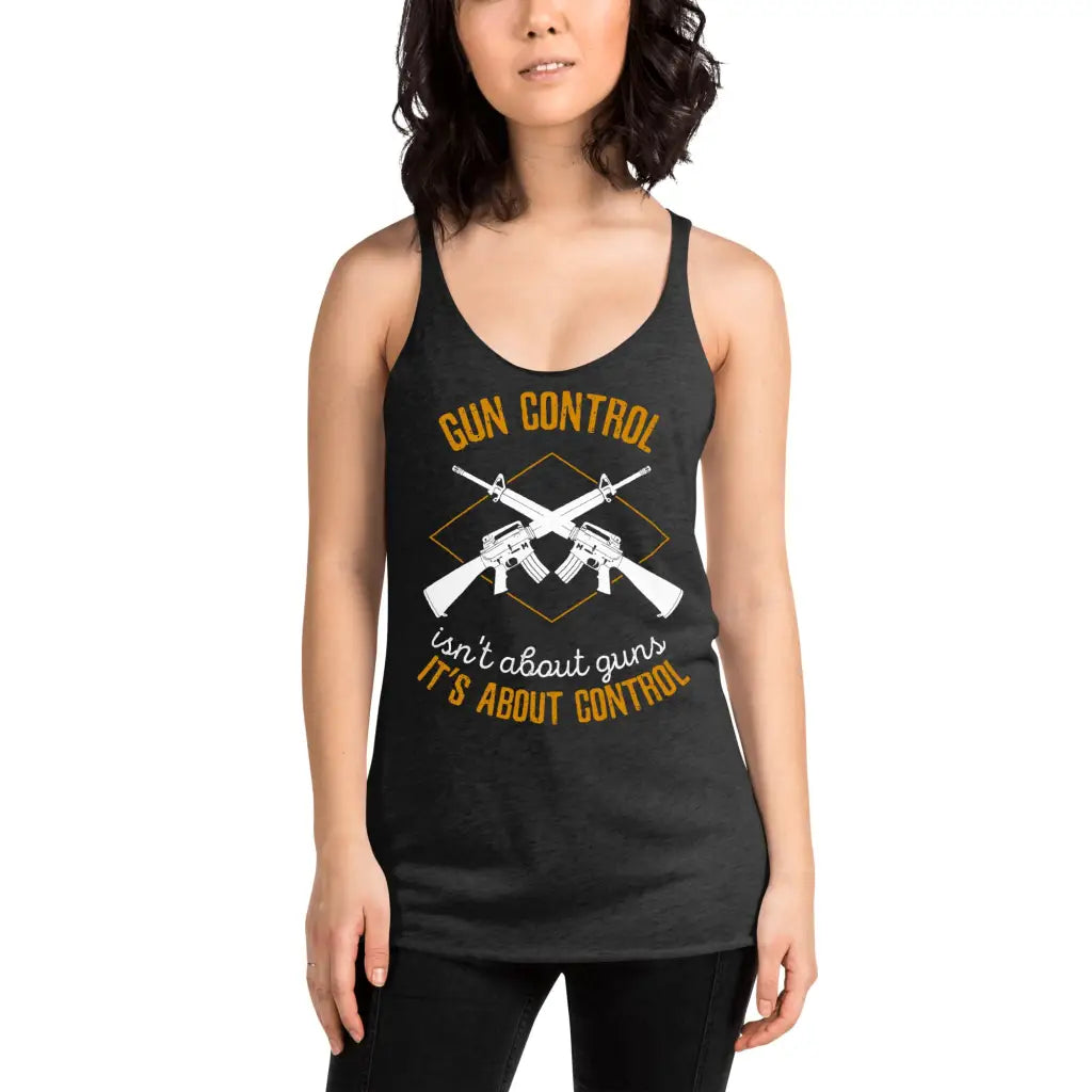 Gun Control Women’s Racerback Tank - Republican