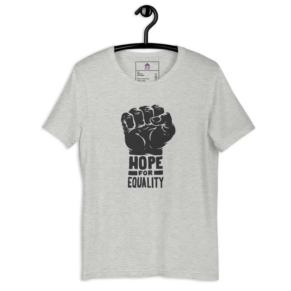 Hope For Equality Unisex T-shirt - Athletic Heather / Xs -