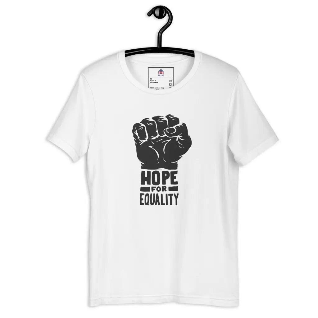 Hope For Equality Unisex T-shirt - White / Xs - Democratic