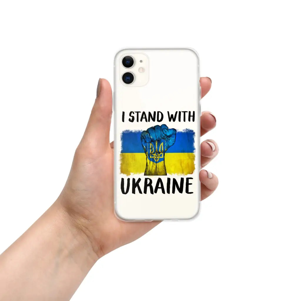 I Stand With Ukraine Iphone Case - Iphone 11 - Democratic