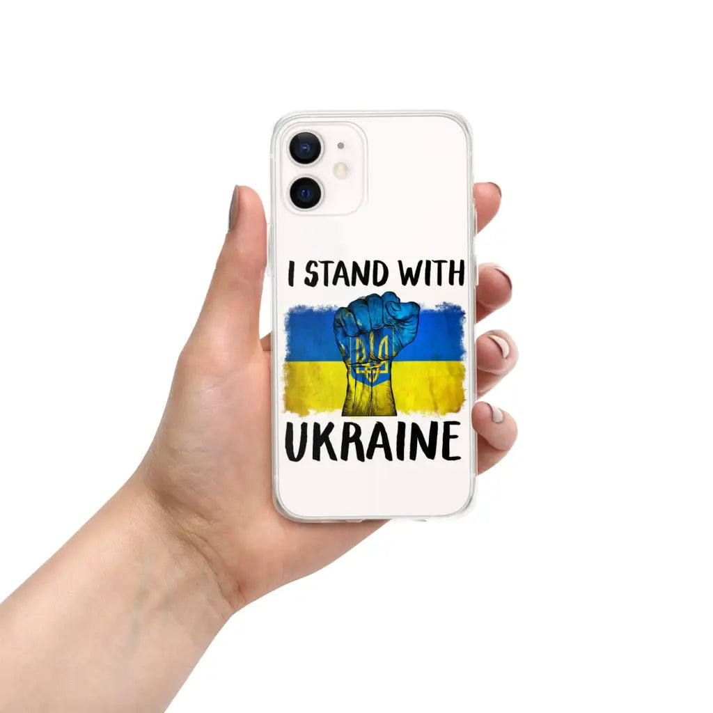 I Stand With Ukraine Iphone Case - Iphone 12 - Democratic