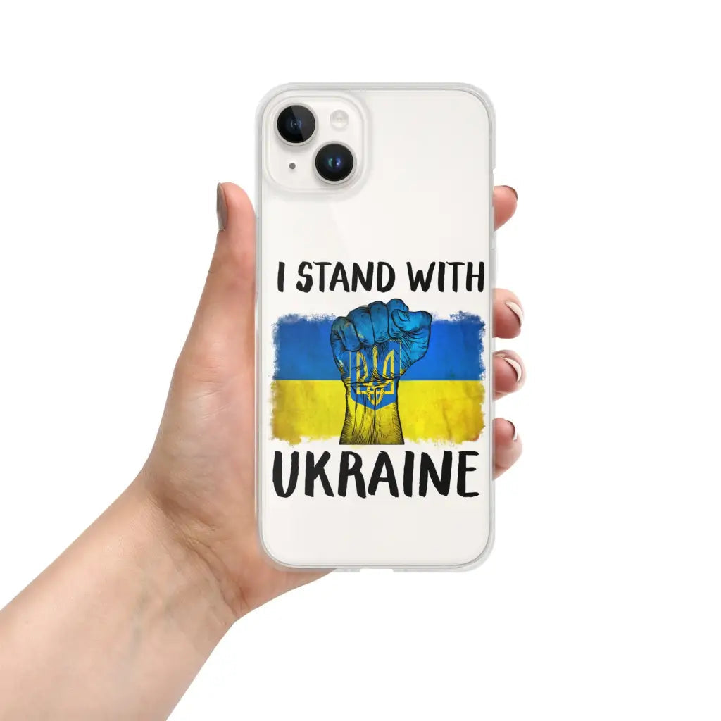 I Stand With Ukraine Iphone Case - Iphone 14 Plus -