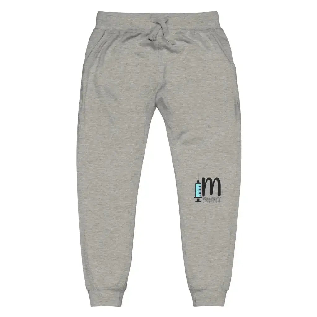 I’m Vaccinated 2 Unisex Fleece Sweatpants - Carbon Grey / Xs