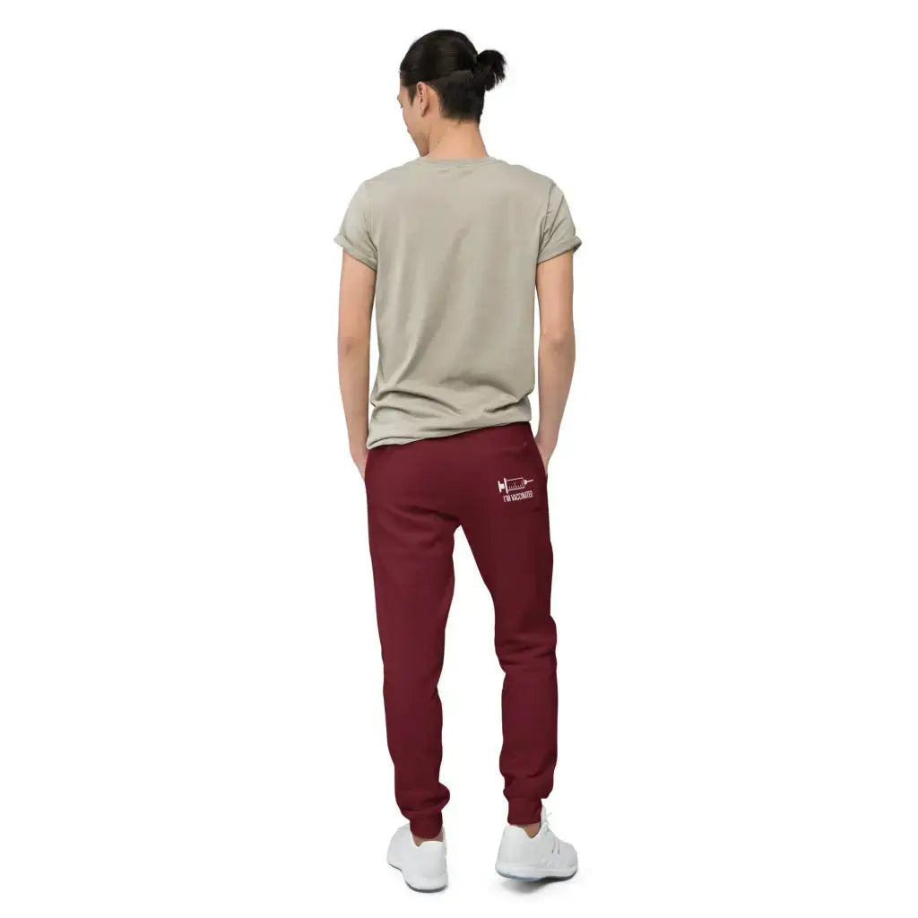 I’m Vaccinated 3 Unisex Fleece Sweatpants - Democratic