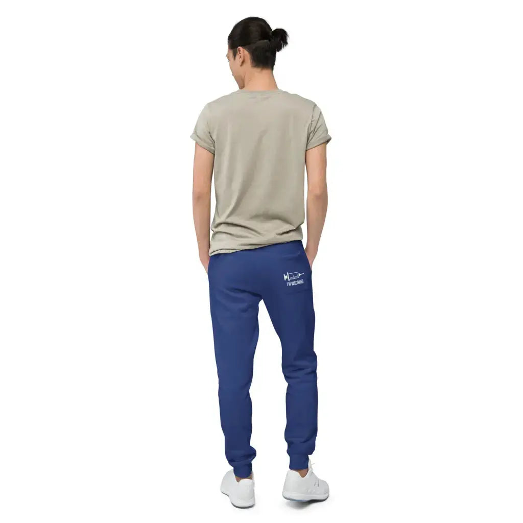 I’m Vaccinated 3 Unisex Fleece Sweatpants - Democratic