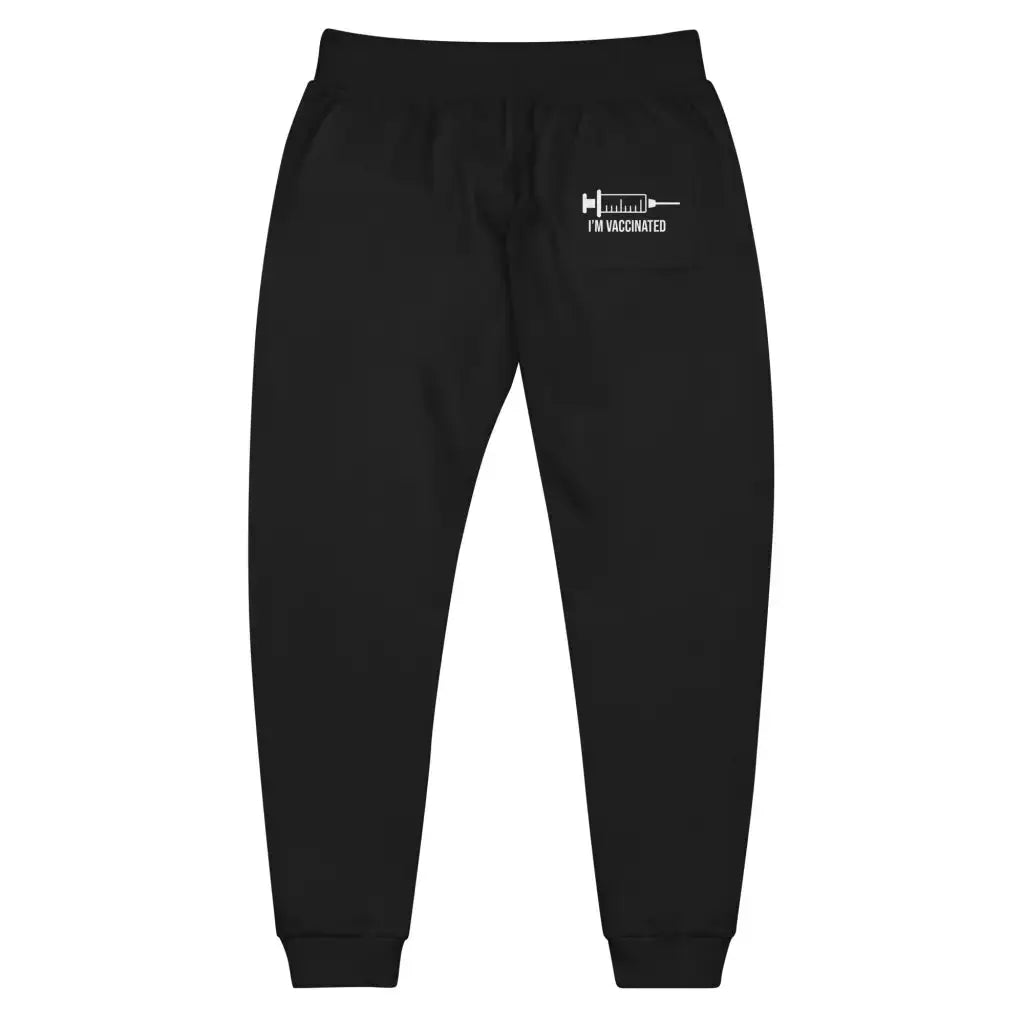 I’m Vaccinated 3 Unisex Fleece Sweatpants - Democratic