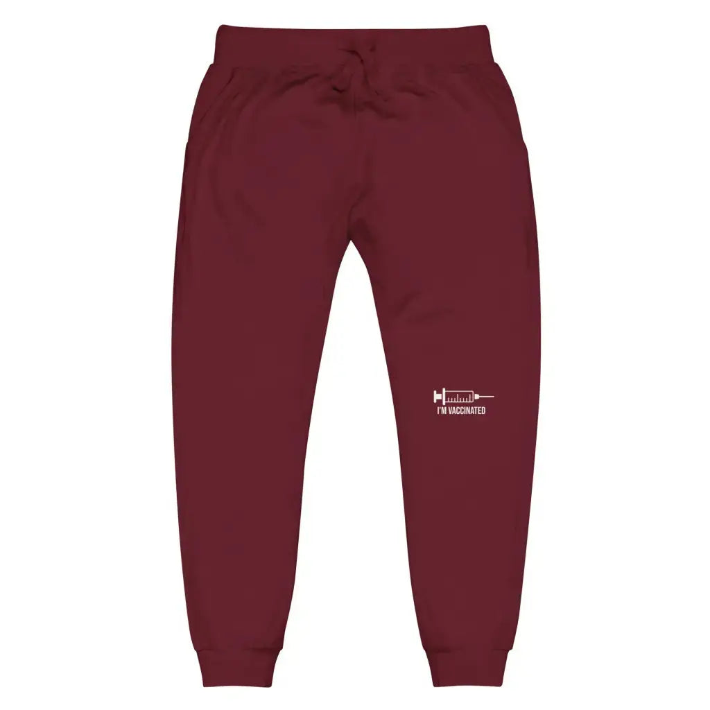 I’m Vaccinated 3 Unisex Fleece Sweatpants - Democratic