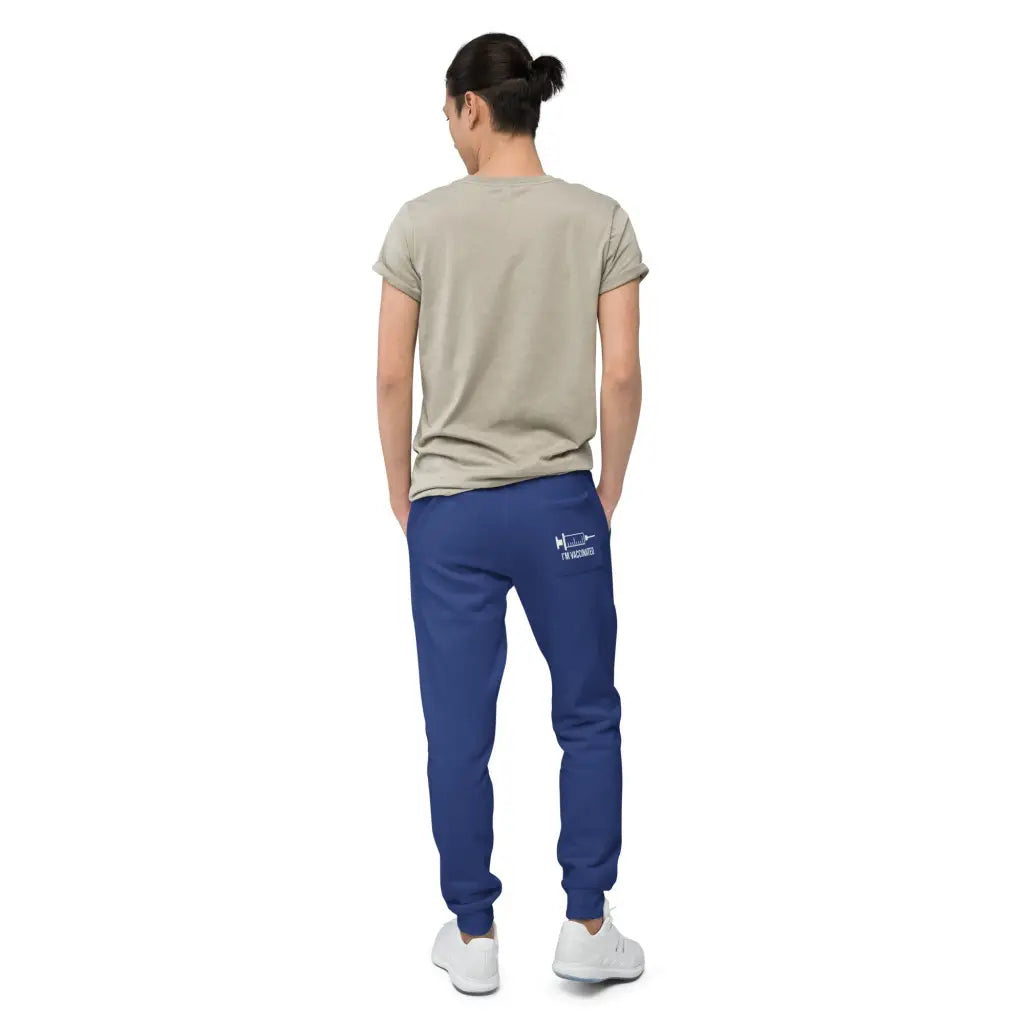 I’m Vaccinated 3 Unisex Fleece Sweatpants - Democratic