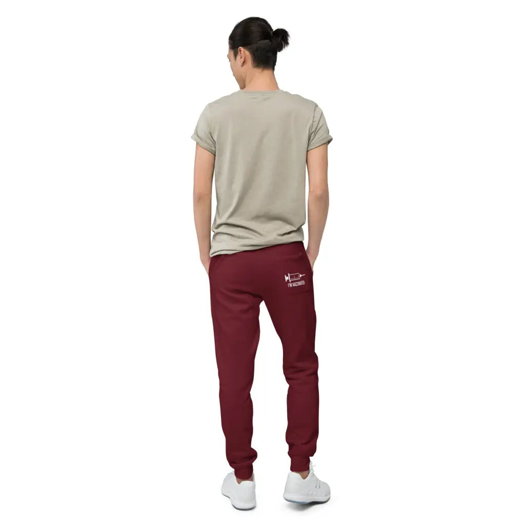 I’m Vaccinated 3 Unisex Fleece Sweatpants - Democratic