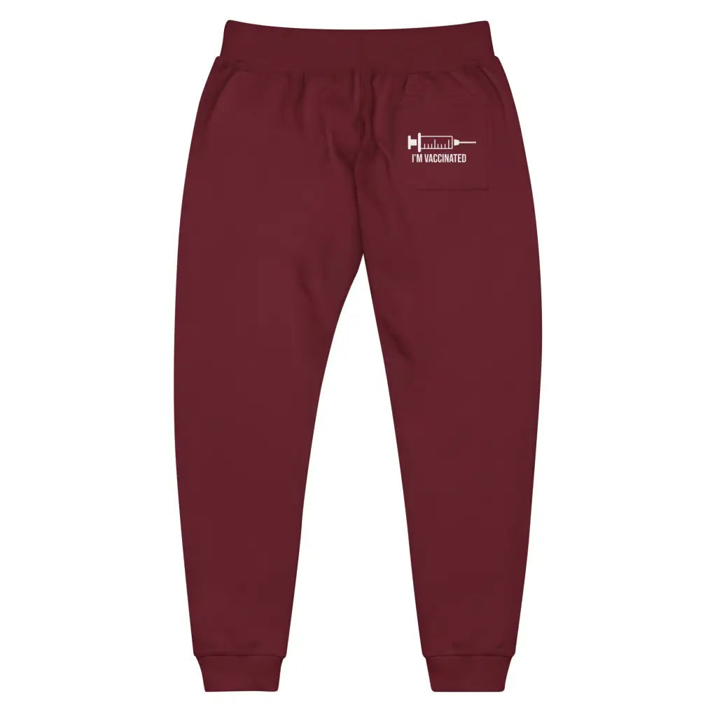 I’m Vaccinated 3 Unisex Fleece Sweatpants - Democratic