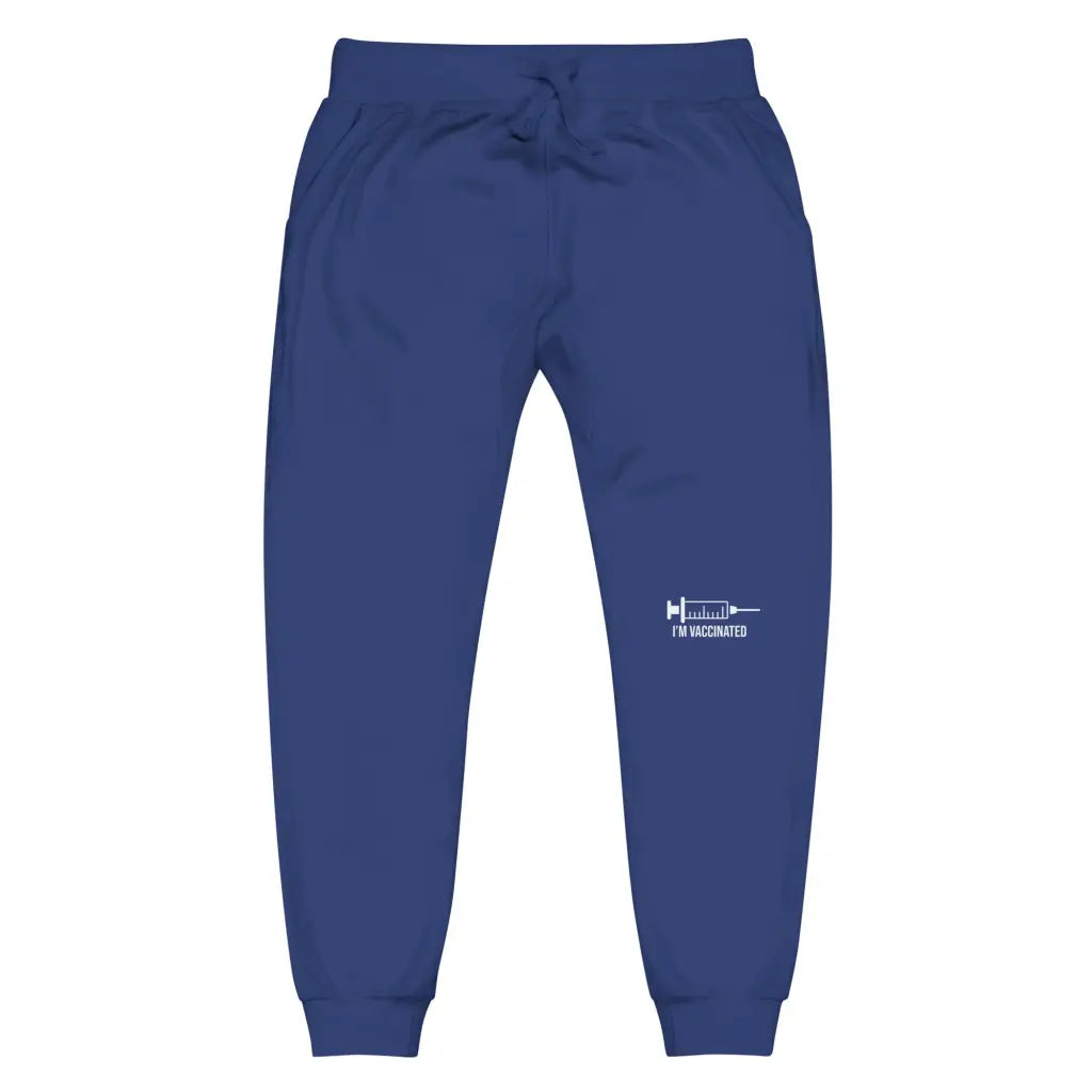 I’m Vaccinated 3 Unisex Fleece Sweatpants - Team Royal / Xs